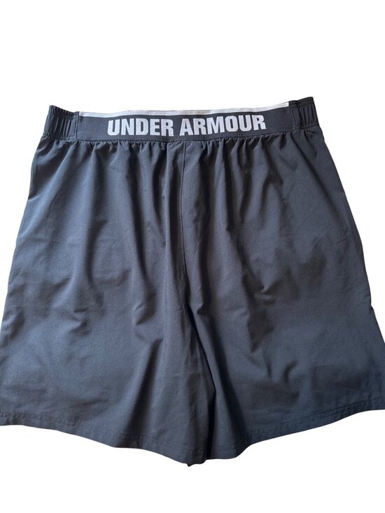 Under Armour Other - Under Armour Mens 2XL Black Loose-Fit Athletic Shorts Polyester Elastic Waistban